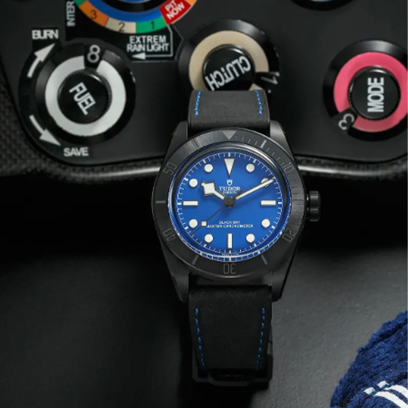 TUDOR BLACK BAY Collection Automatic Mechanical Movement Men's Watches Watch 41mm Blue Dial Ceramic Watch Case-4