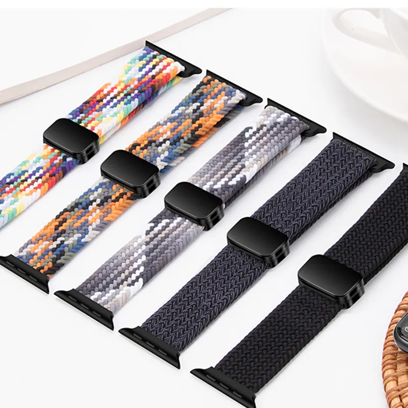 BHO Simple Love Collection Apple Compatibility Watch Band 120 205mmcm Nylon Material-5