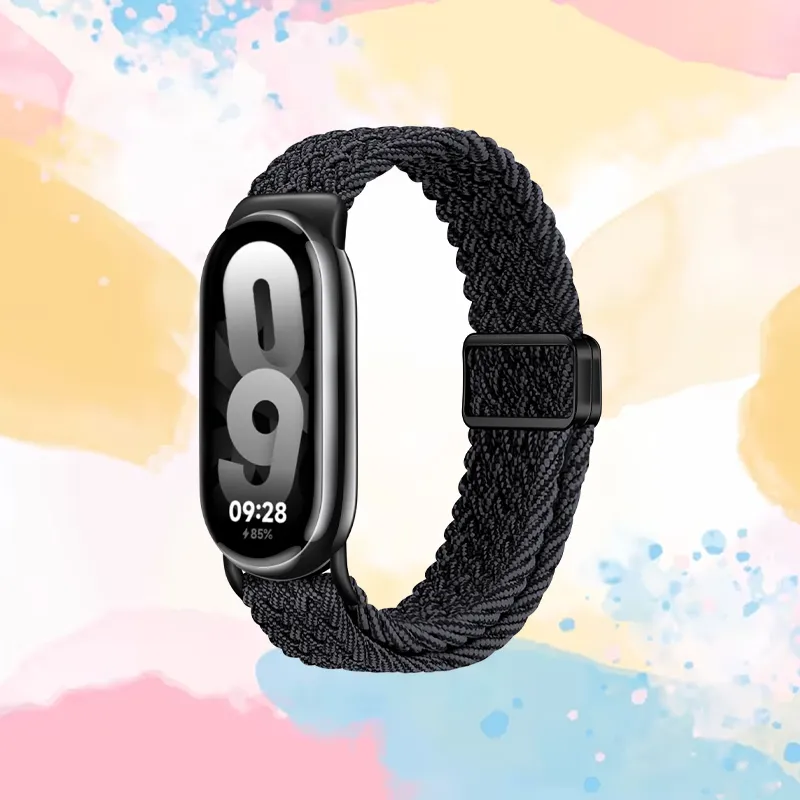 APEPALOG Compatibility With Xiaomi Smart Band 9/8/NFC Xiaomi Compatibility Watch Band 22cm Nylon Material-3