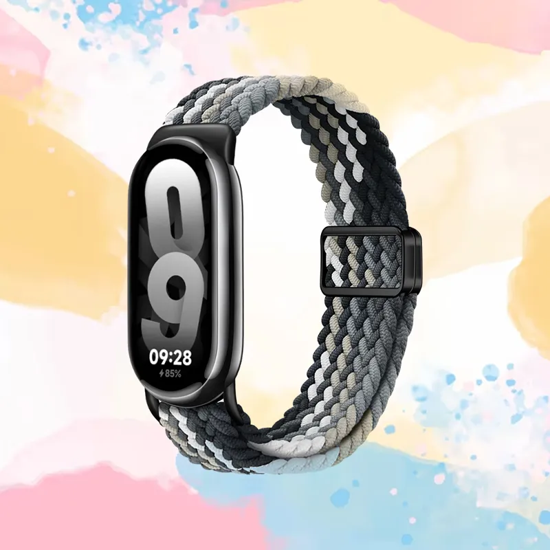 APEPALOG Compatibility With Xiaomi Smart Band 9/8/NFC Xiaomi Compatibility Watch Band 22cm Nylon Material-1