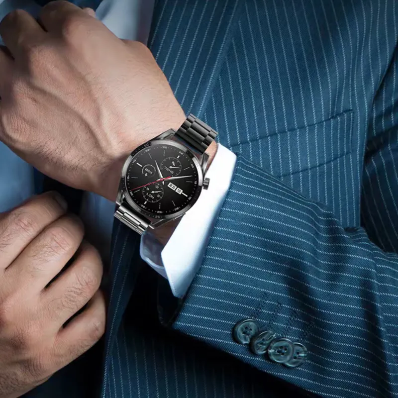 MUZHITIANKONG Huawei Compatibility Watch Band 24CM Metal-1