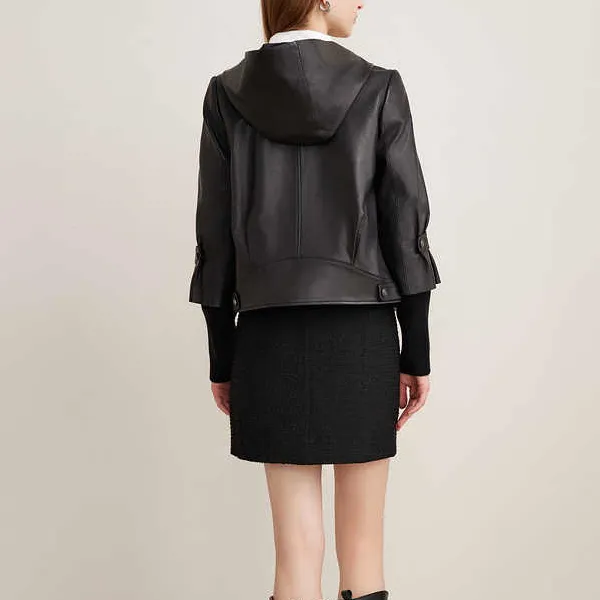 Goodland Leather Jacket Women's Black-3