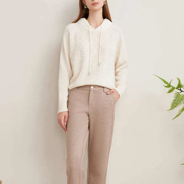 YINER GoodLand Knitwear Women's Ecru-1