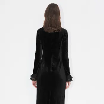 COCOON Long Sleeved Dress Women's Black