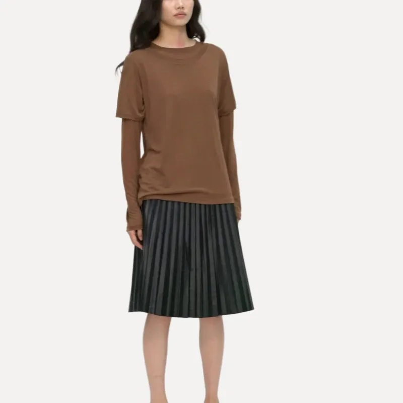 BASERANGE FW24 T Shirt Women's Apricot-1