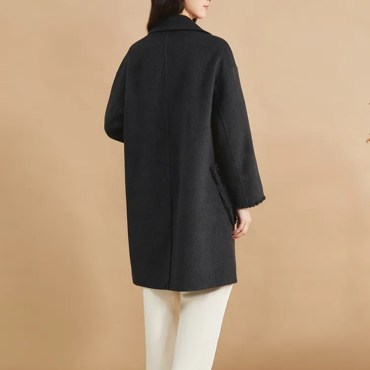 Yiner Coats Women's Dark Gray-3