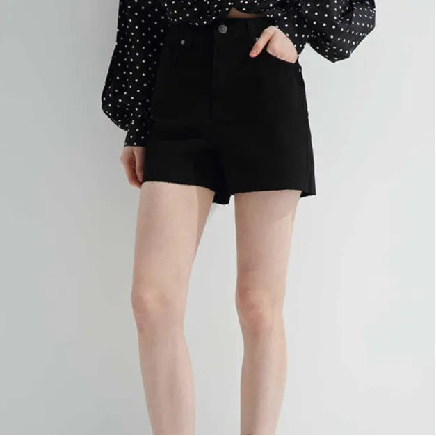 GUESS Denim Shorts Women's Black-2