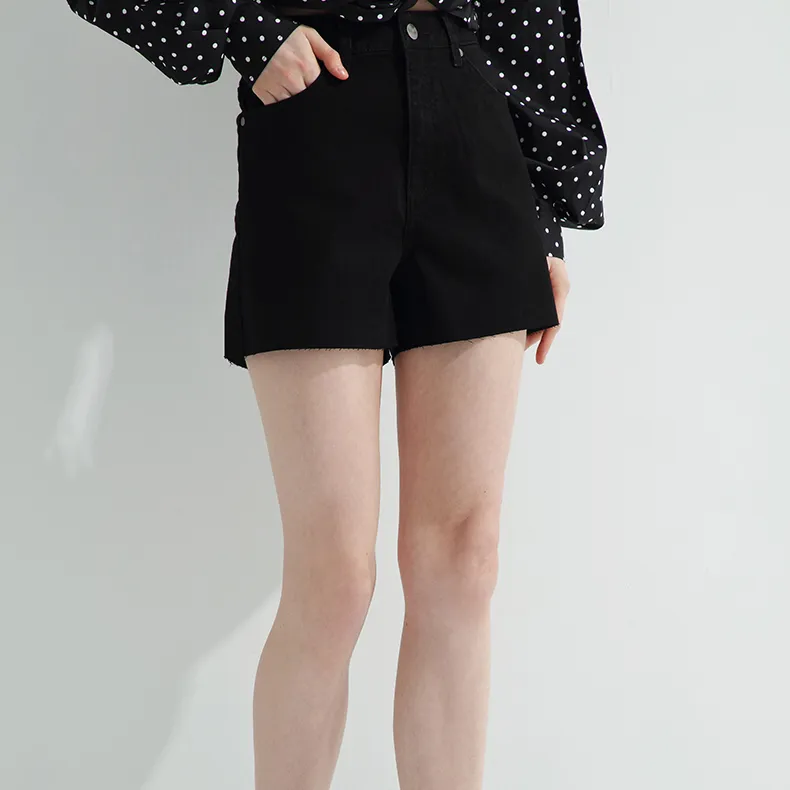 GUESS Denim Shorts Women's Black-1