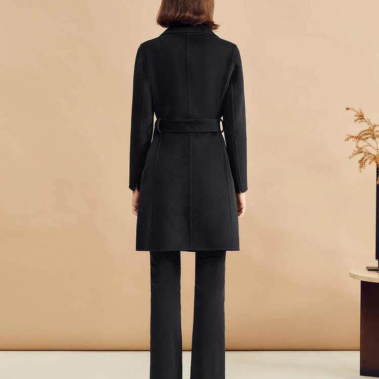 Yiner Coats Women's Black-2