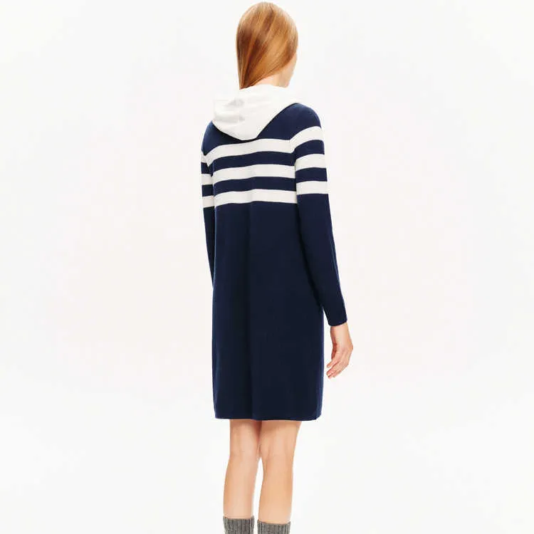 PSALTER Long Sleeved Dresses Women's Navy Blue-2
