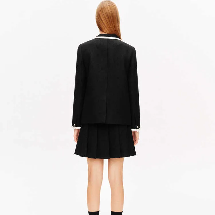 PSALTER Velvet feel Coat Women's Black-2