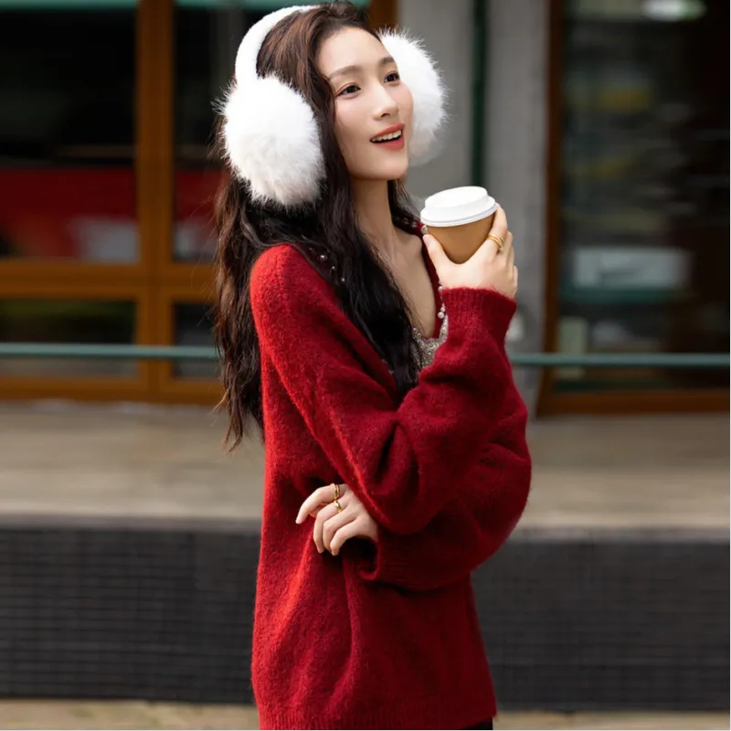 【dme】 Knitwear Women's Mary Red-6
