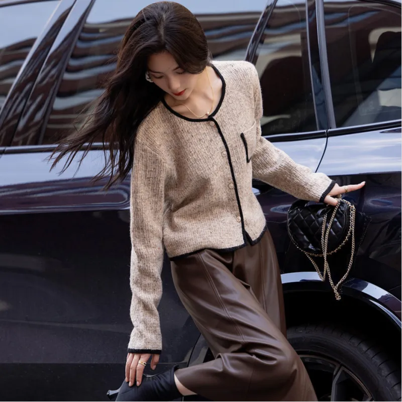 【dme】 Knitwear Women's Light Camel-2