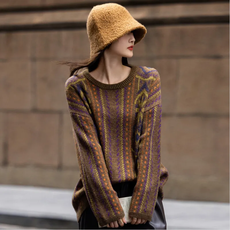 【dme】 Knitwear Women's Dark Camel-2