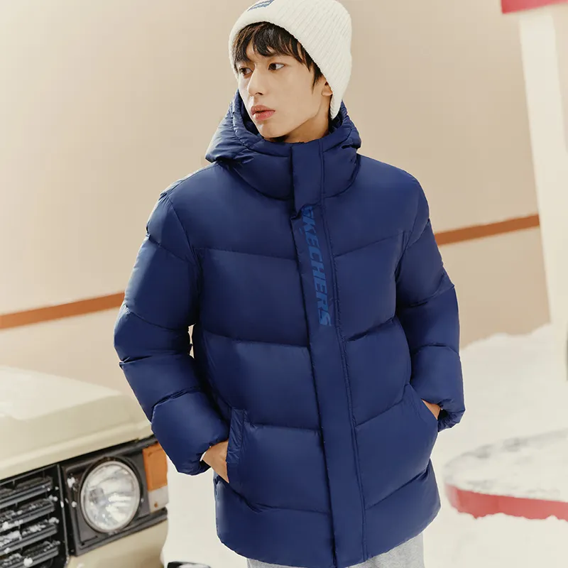 Skechers Down Jacket Unisex Medieval Blue-4