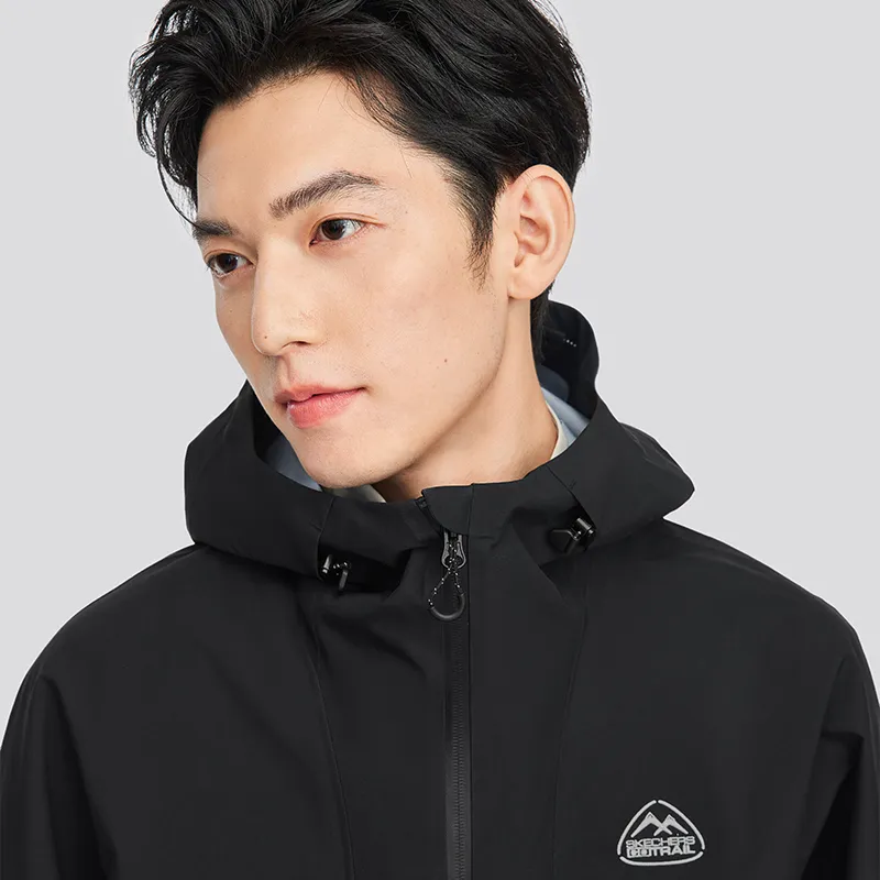 Skechers Windbreaker Jacket Unisex Carbon Black-4
