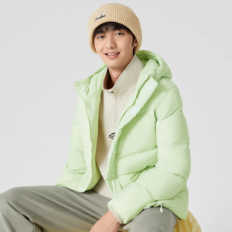 Skechers Down Jacket Unisex Light Grass Green-3
