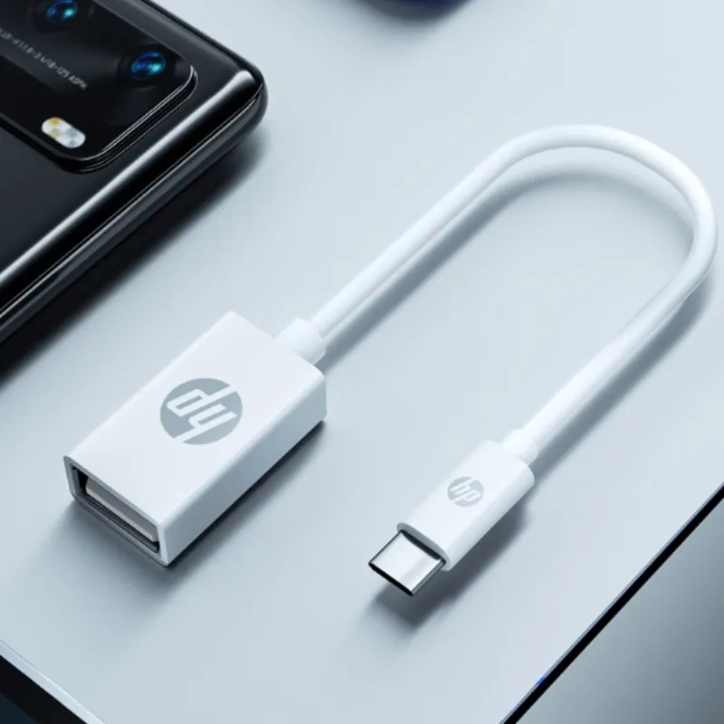 HP HUIPU Adapter Cable 0.15M One Drag One OTG Type C To USB 2.0 Android Phone External Hard Drive Cables-3