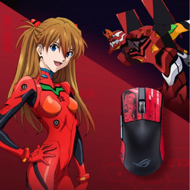 ROG EVA02 Asuka Langley Soryu Collaboration Stickers Compatible With Dragon Scale ACE Mouse Pads-2