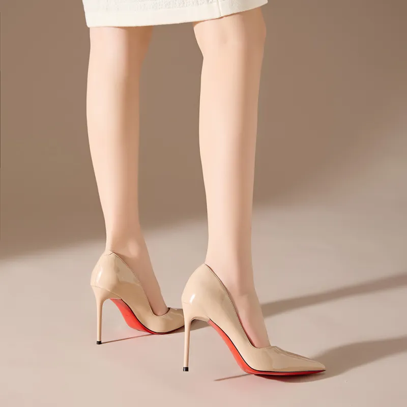 PINWEISHIDU Slim Heel High Heels Women's-2