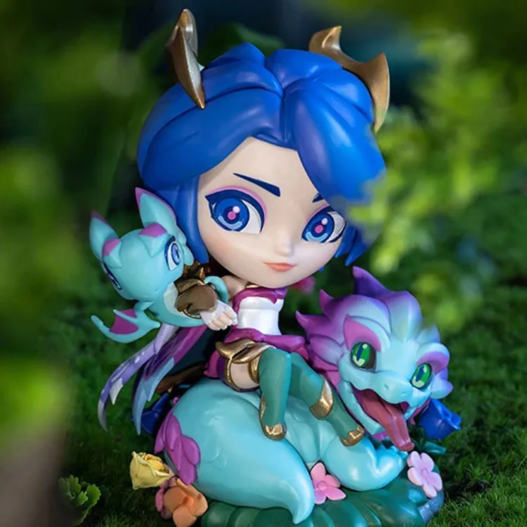 LEAGUE OF LEGENDS Shenron Arhat Aatrox Not Included Merch Exclusive Avatar Chibi Figures 11.5cm-2