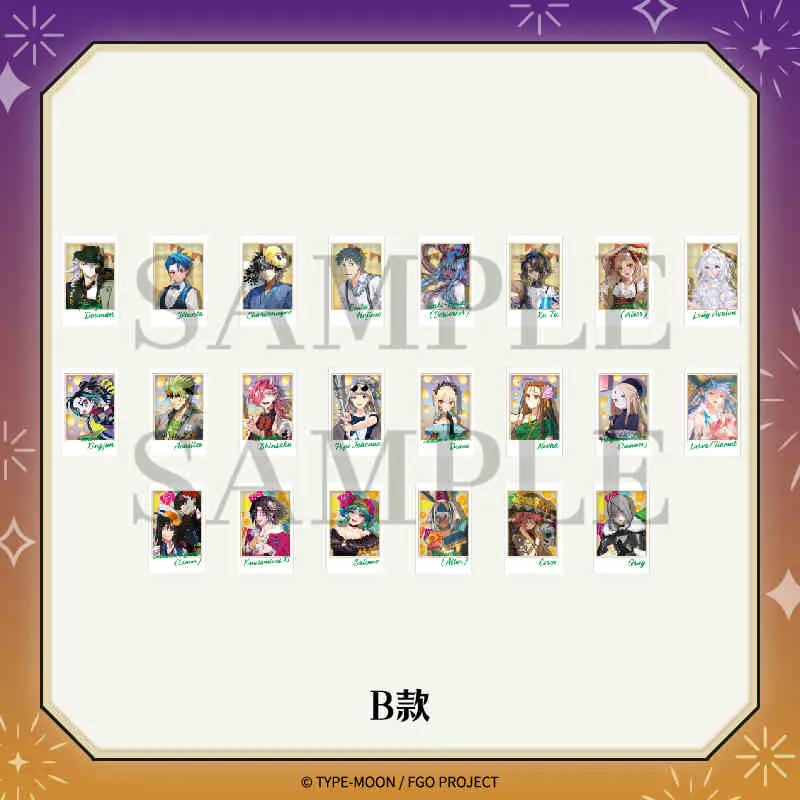 Aniple Fate/Grand Order Japan Server 8th Anniversary Servant Polaroid Mini Card Photo Cards-3