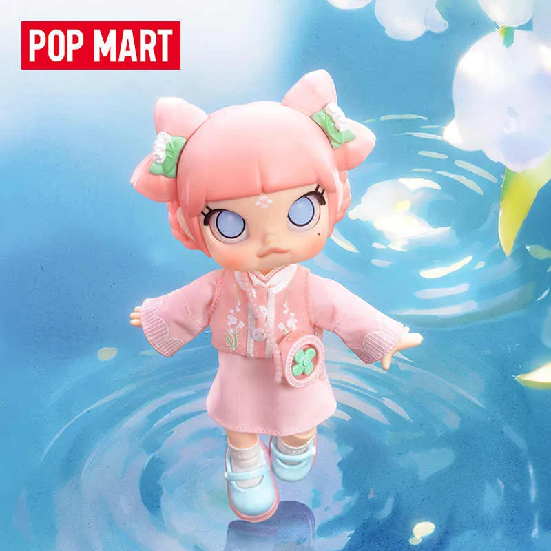 POP MART MOLLY Lily Of The Valley Charming Doll Toy Ornament Doll Hang Tag Box-2