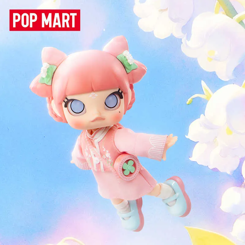 POP MART MOLLY Lily Of The Valley Charming Doll Toy Ornament Doll Hang Tag Box-4