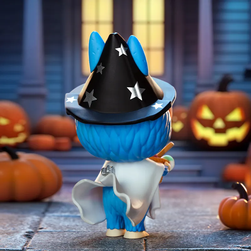 POP MART LABUBU Halloween THE MONSTERS Labubu Naughty Figure Hang Tag Box-3