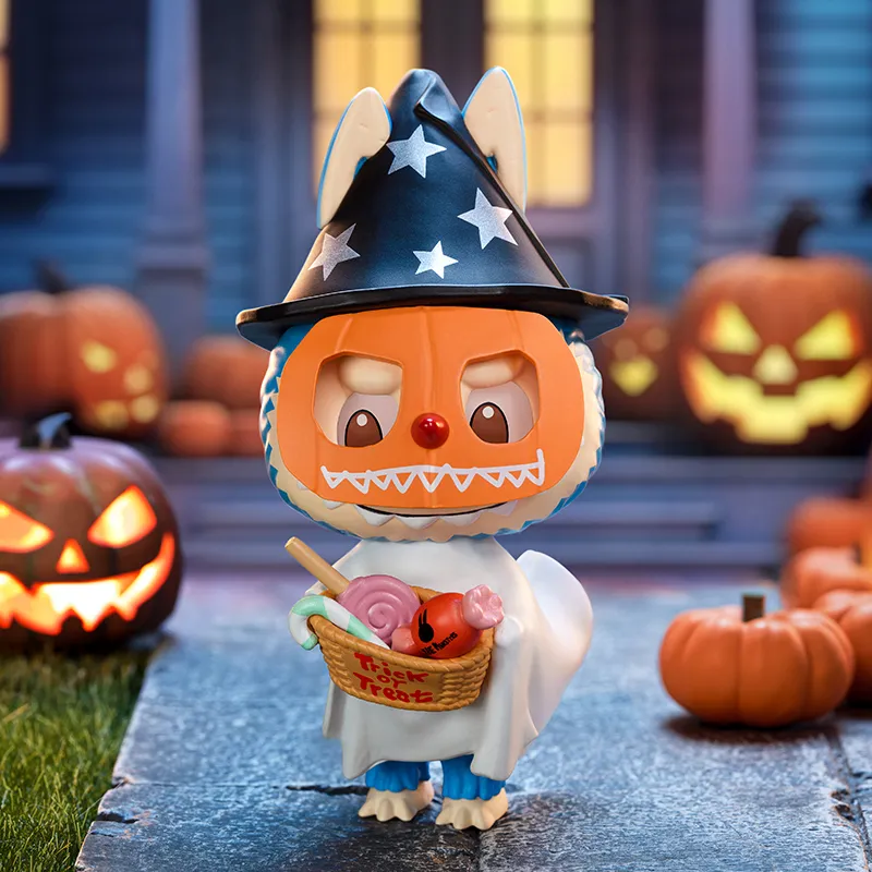 POP MART LABUBU Halloween THE MONSTERS Labubu Naughty Figure Hang Tag Box-1