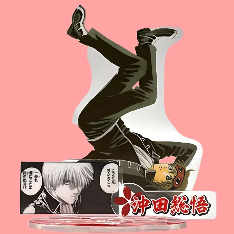 Animate Gintoki Sakata, Sougo Okita, Toushirou Hijikata Gintama, Scenario Kamui Acrylic Stands-5