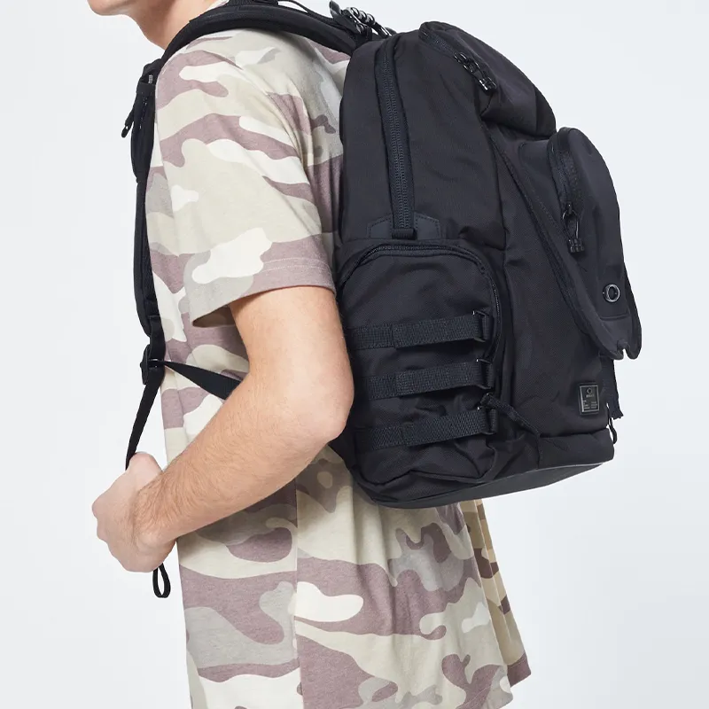 Oakley Nylon Backpack Unisex Black-5