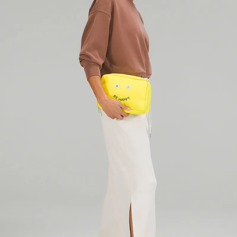 Lululemon Polyester Storage Bag Large Size Unisex Sonic Yellow-4
