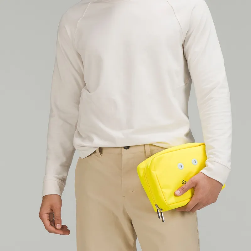 Lululemon Polyester Storage Bag Large Size Unisex Sonic Yellow-5