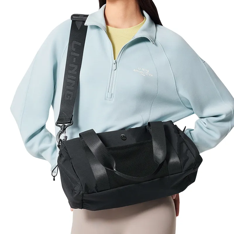 LiNing Sports Life Collection Polyamide Shoulder Bag, Crossbody Bag, Handbag Unisex Black-7