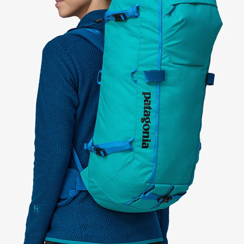Patagonia Recycled Nylon Outdoor Mountaineering Bag Backpack Regular Unisex Subtidal Blue-5