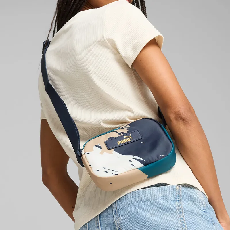 PUMA Polyester Shoulder Bag Crossbody Bag Regular Women's Marine Blue-3