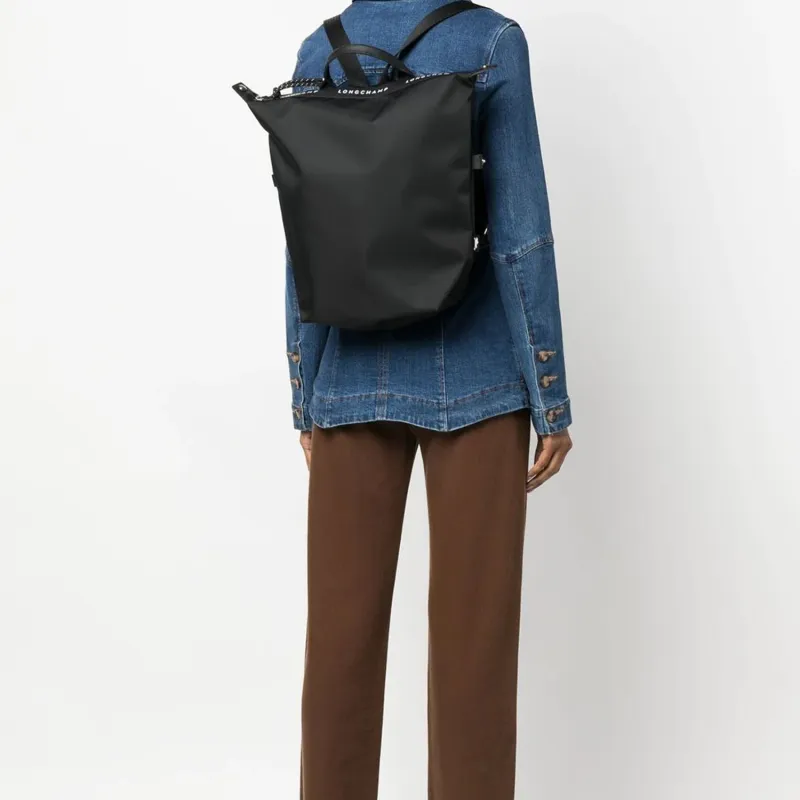 LONGCHAMP Le Pliage Polyamide Backpack Women's Black-5