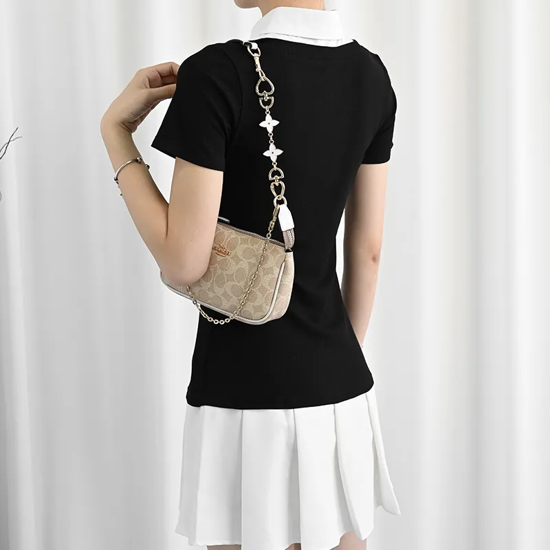 Lan Bao Fan Alloy Bag Accessory Sand-4