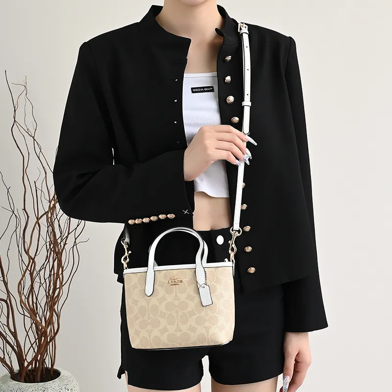 Lan Bao Fan Microfiber Bag Strap Women's Sand-4
