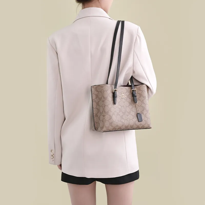 Lan Bao Fan Microfiber Polyurethane Bag Strap Women's Khaki-3