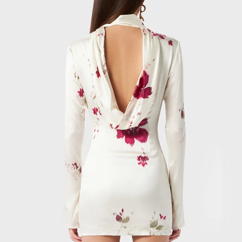 Blumarine FW24 Long-Sleeved Dresses Women's White-1