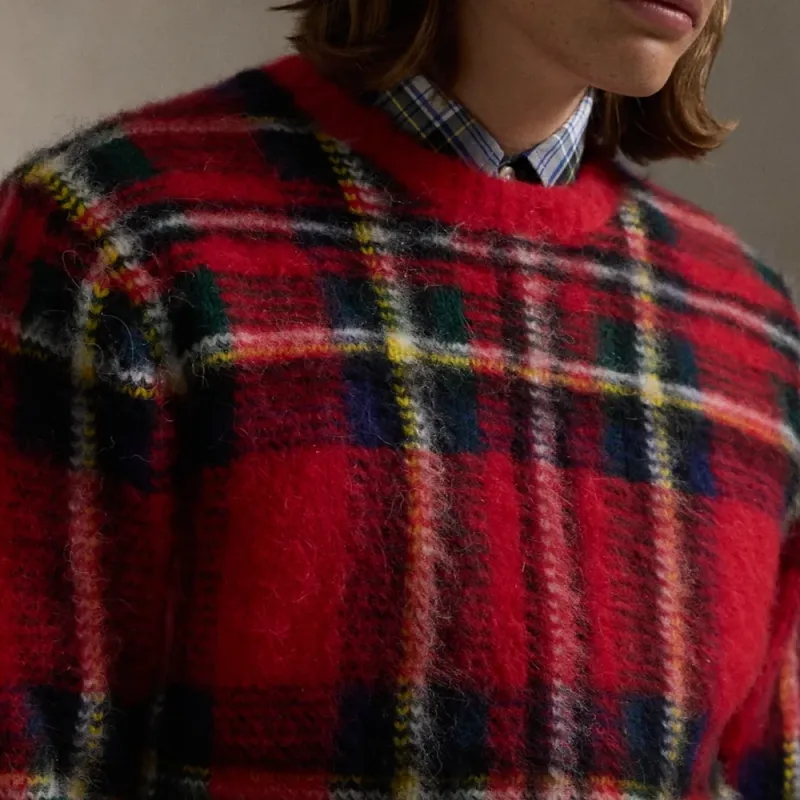 Polo Ralph Lauren Plaid Crewneck Jumper-3