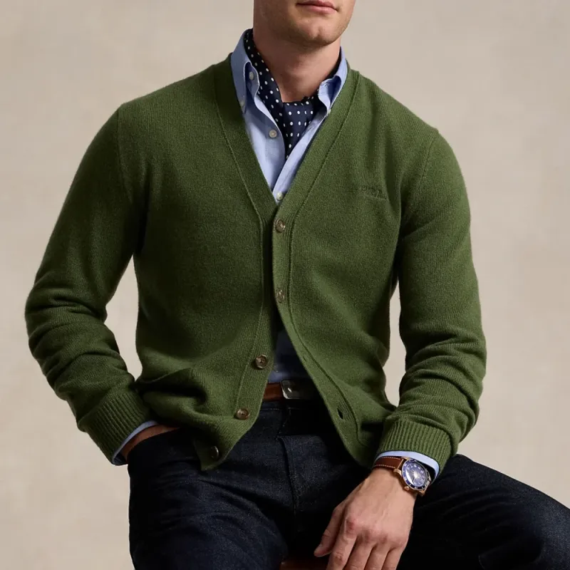 Polo Ralph Lauren FW24 Knitwear Men's Olive Green-2
