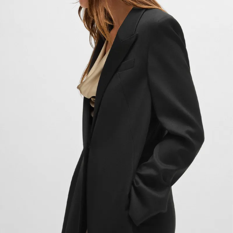 HUGO BOSS FW24 Coats Women's Black-4