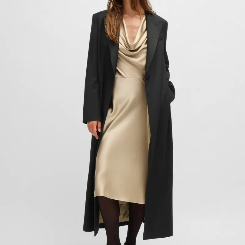 HUGO BOSS FW24 Coats Women's Black-2