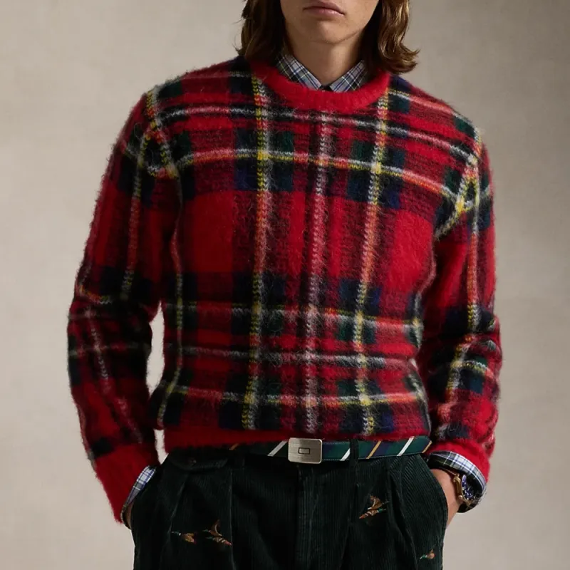 Polo Ralph Lauren Plaid Crewneck Jumper-1