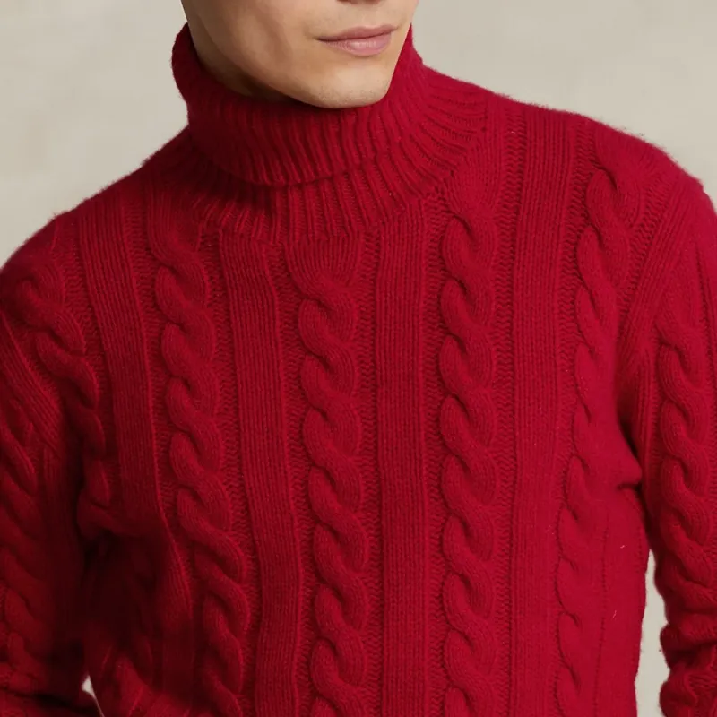 Polo Ralph Lauren Cable-knit Roll-neck Jumper-3