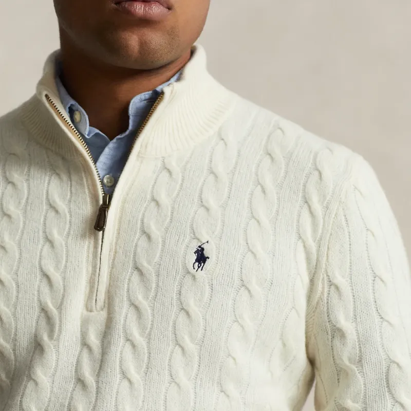 Polo Ralph Lauren FW24 Knitwear Men's Cream-4