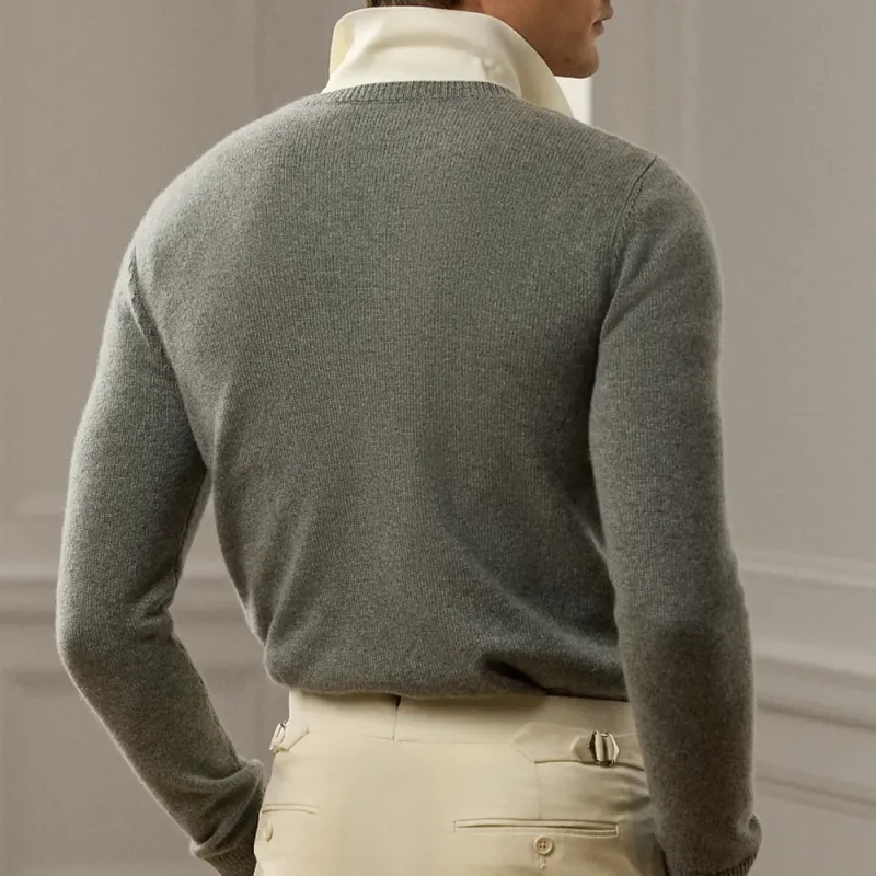Polo Ralph Lauren FW24 Knitwear Men's Light Heather Gray-1